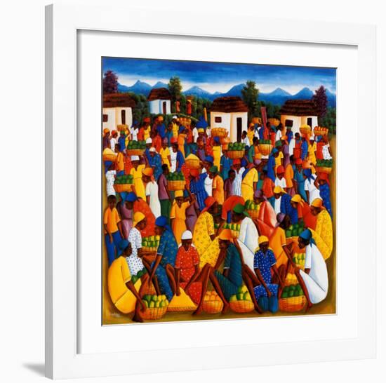 Haitian Art-Andre Pierre-Framed Art Print