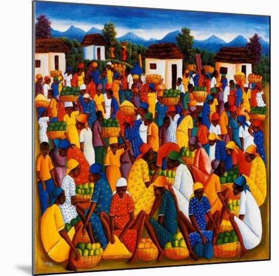 Haitian Art-Andre Pierre-Mounted Art Print