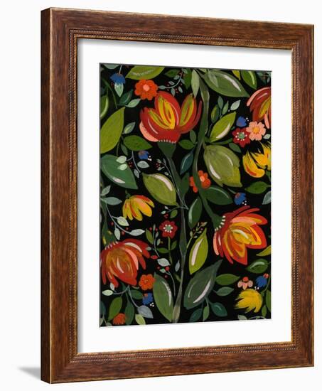 Haitian Garden Textile-Kim Parker-Framed Giclee Print