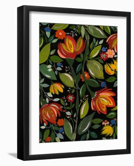 Haitian Garden Textile-Kim Parker-Framed Giclee Print