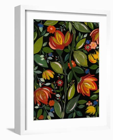 Haitian Garden Textile-Kim Parker-Framed Giclee Print