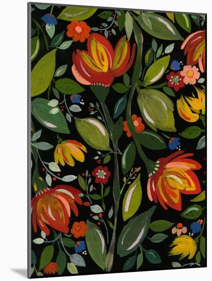 Haitian Garden Textile-Kim Parker-Mounted Giclee Print