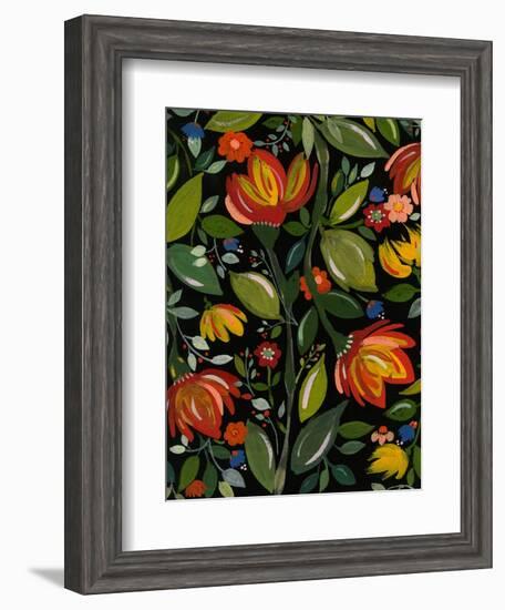 Haitian Garden Textile-Kim Parker-Framed Giclee Print