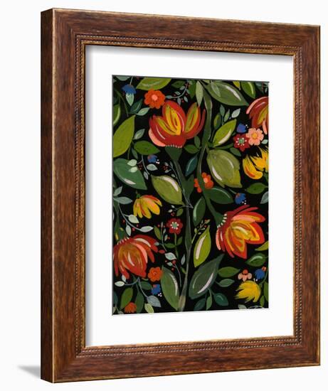 Haitian Garden Textile-Kim Parker-Framed Giclee Print