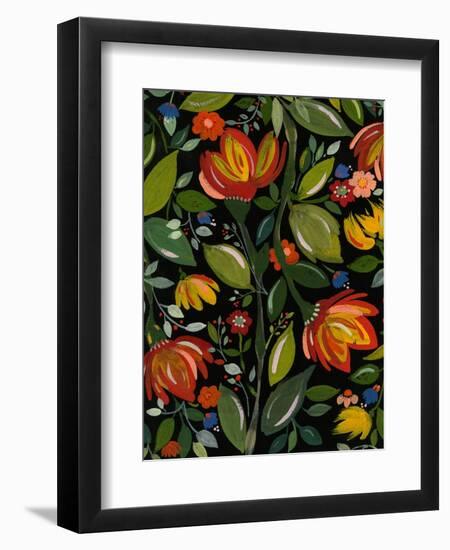 Haitian Garden Textile-Kim Parker-Framed Giclee Print