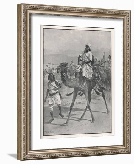 Haji Mahomed Bui Abdullah Known as the Mad Mullah Often Defeated by the British-Frank Feller-Framed Art Print