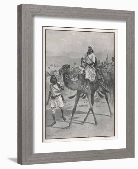 Haji Mahomed Bui Abdullah Known as the Mad Mullah Often Defeated by the British-Frank Feller-Framed Art Print