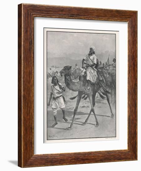 Haji Mahomed Bui Abdullah Known as the Mad Mullah Often Defeated by the British-Frank Feller-Framed Art Print