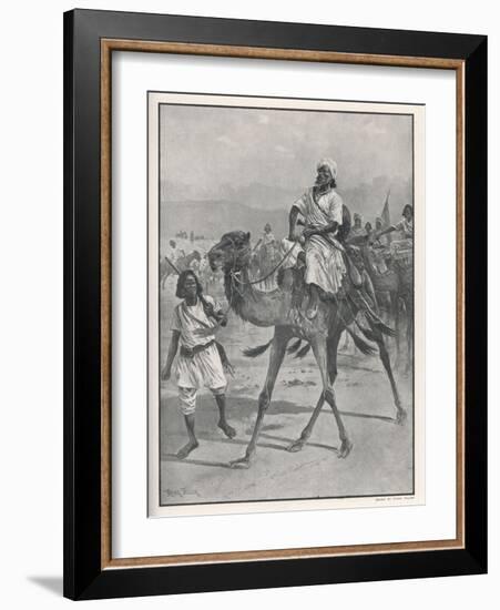 Haji Mahomed Bui Abdullah Known as the Mad Mullah Often Defeated by the British-Frank Feller-Framed Art Print