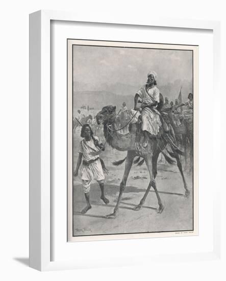 Haji Mahomed Bui Abdullah Known as the Mad Mullah Often Defeated by the British-Frank Feller-Framed Art Print