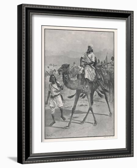 Haji Mahomed Bui Abdullah Known as the Mad Mullah Often Defeated by the British-Frank Feller-Framed Art Print