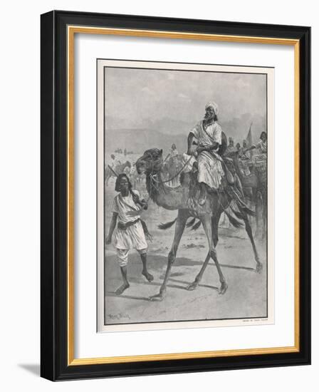 Haji Mahomed Bui Abdullah Known as the Mad Mullah Often Defeated by the British-Frank Feller-Framed Art Print