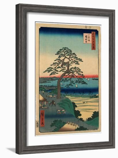 Hakkeisaka Yoroikakematsu-Utagawa Hiroshige-Framed Giclee Print