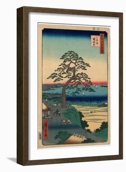 Hakkeisaka Yoroikakematsu-Utagawa Hiroshige-Framed Giclee Print