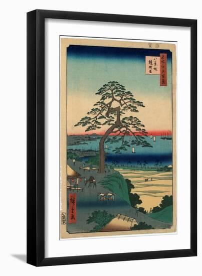 Hakkeisaka Yoroikakematsu-Utagawa Hiroshige-Framed Giclee Print