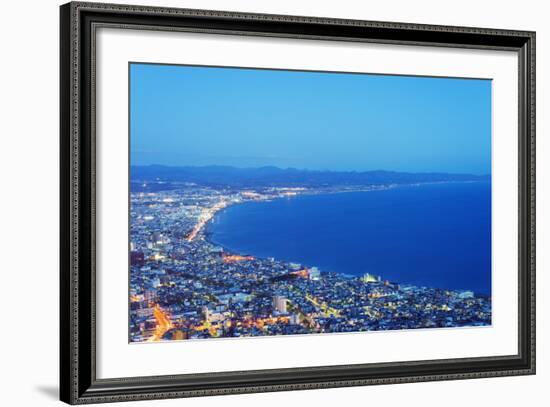 Hakodate Bay Night View, Hokkaido, Japan, Asia-Christian Kober-Framed Photographic Print