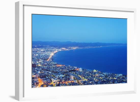 Hakodate Bay Night View, Hokkaido, Japan, Asia-Christian Kober-Framed Photographic Print