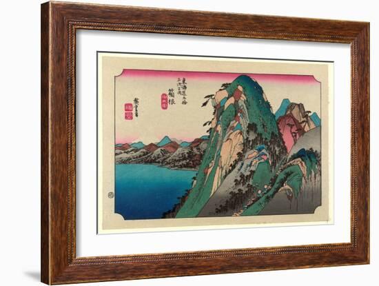 Hakone-Utagawa Hiroshige-Framed Giclee Print