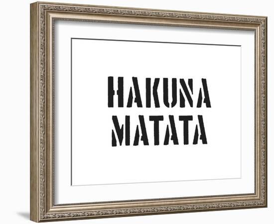 Hakuna Matata-SM Design-Framed Art Print