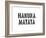 Hakuna Matata-SM Design-Framed Art Print