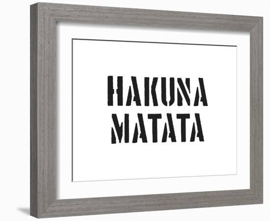 Hakuna Matata-SM Design-Framed Art Print