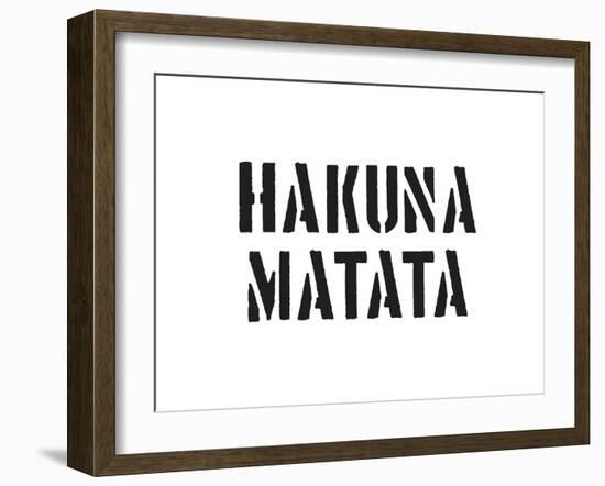 Hakuna Matata-SM Design-Framed Art Print