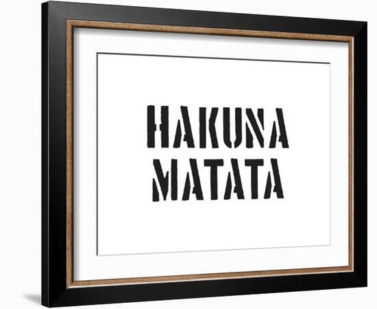 Hakuna Matata-SM Design-Framed Art Print