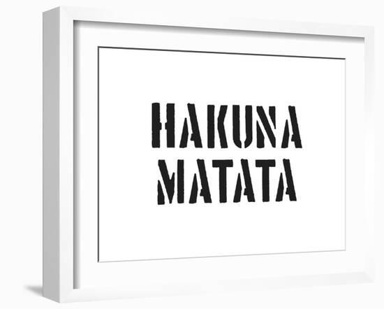 Hakuna Matata-SM Design-Framed Art Print