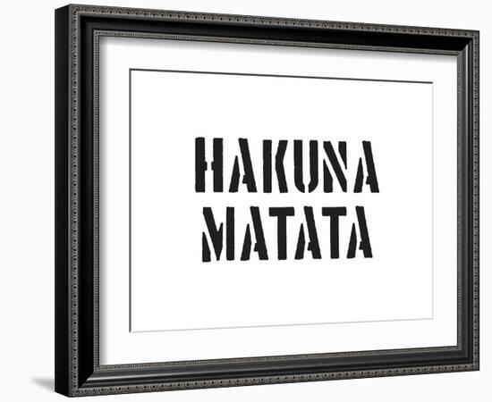 Hakuna Matata-SM Design-Framed Art Print