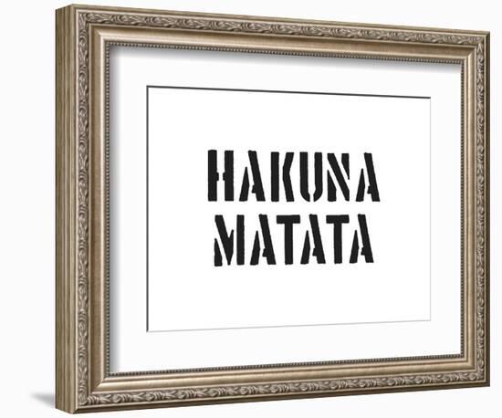 Hakuna Matata-SM Design-Framed Art Print