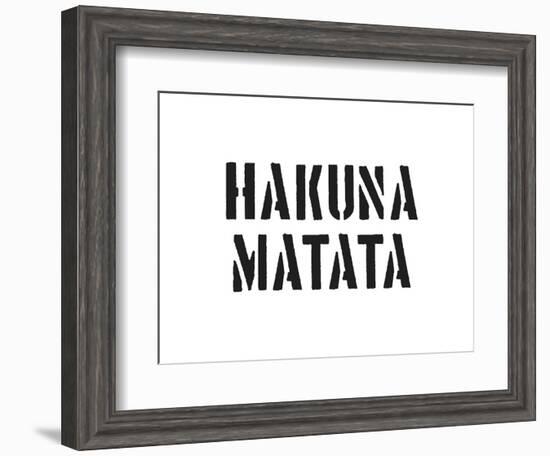 Hakuna Matata-SM Design-Framed Art Print