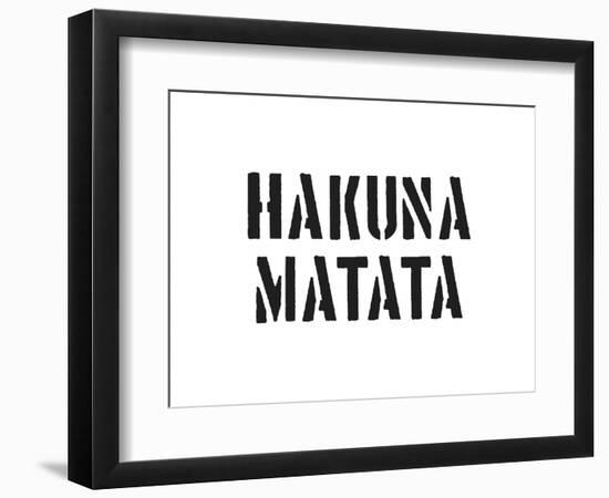 Hakuna Matata-SM Design-Framed Art Print