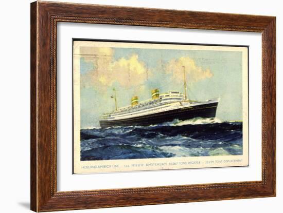 Hal, Holland America Line, Nieuw Amsterdam-null-Framed Giclee Print