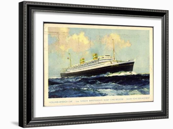 Hal, Holland America Line, Nieuw Amsterdam-null-Framed Giclee Print