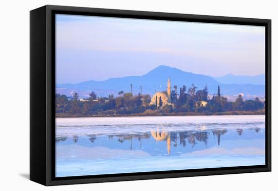 Hala Sultan Tekke, Larnaka, Cyprus, Eastern Mediterranean Sea, Europe-Neil Farrin-Framed Premier Image Canvas