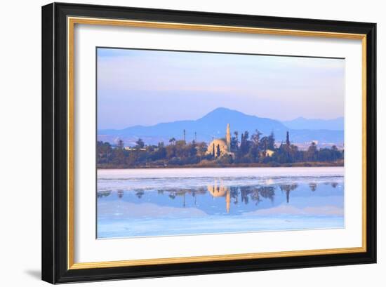 Hala Sultan Tekke, Larnaka, Cyprus, Eastern Mediterranean Sea, Europe-Neil Farrin-Framed Photographic Print