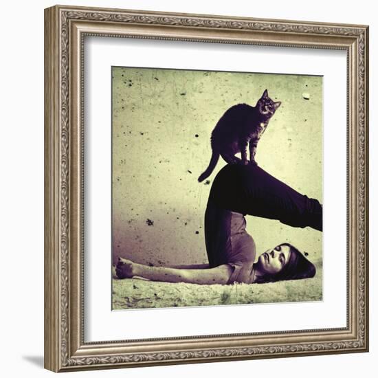 Halasana-Gosia Janik-Framed Art Print