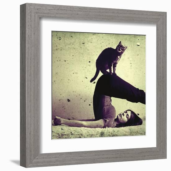 Halasana-Gosia Janik-Framed Art Print