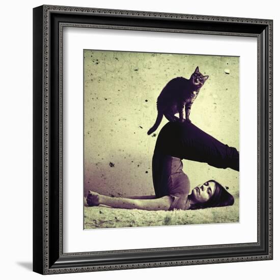 Halasana-Gosia Janik-Framed Art Print