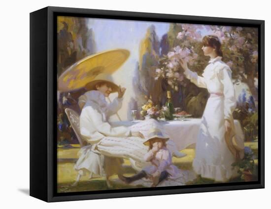 Halcyon Days-John Richard Townsend-Framed Premier Image Canvas