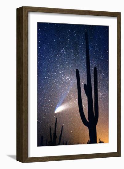 Hale Bop Comet-Douglas Taylor-Framed Photographic Print