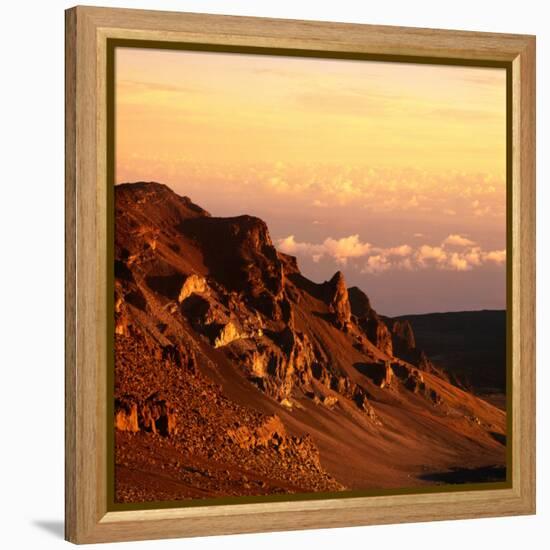 Haleakala Crater, Haleakala National Park, Maui, Hawaii, USA-Wes Walker-Framed Premier Image Canvas