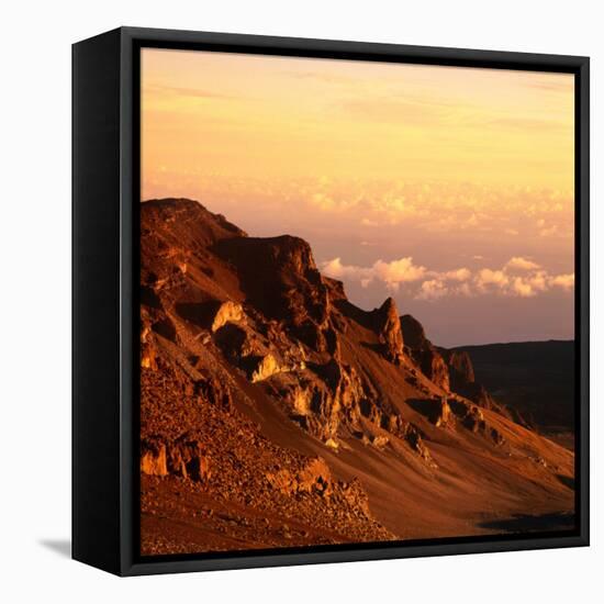 Haleakala Crater, Haleakala National Park, Maui, Hawaii, USA-Wes Walker-Framed Premier Image Canvas