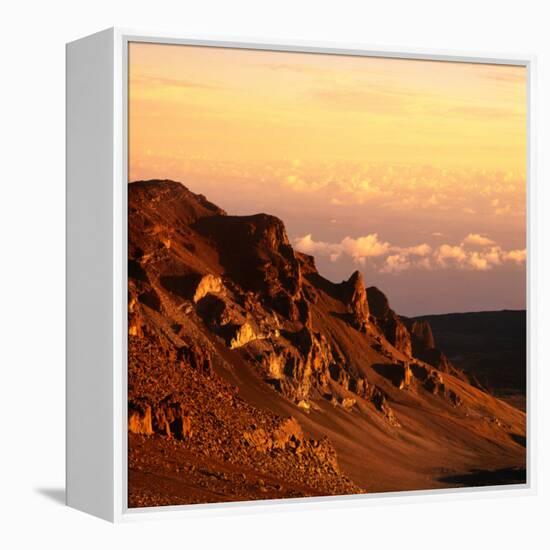 Haleakala Crater, Haleakala National Park, Maui, Hawaii, USA-Wes Walker-Framed Premier Image Canvas
