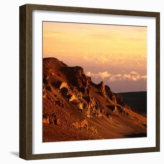 Haleakala Crater, Haleakala National Park, Maui, Hawaii, USA-Wes Walker-Framed Photographic Print