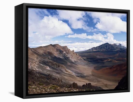 Haleakala Crater on the Island of Maui, Hawaii, United States of America, North America-Ken Gillham-Framed Premier Image Canvas