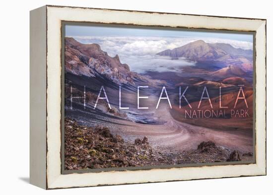 Haleakala National Park - Hawaii-Lantern Press-Framed Stretched Canvas