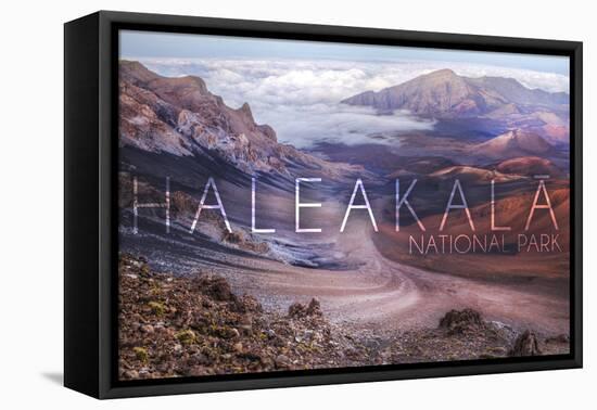 Haleakala National Park - Hawaii-Lantern Press-Framed Stretched Canvas