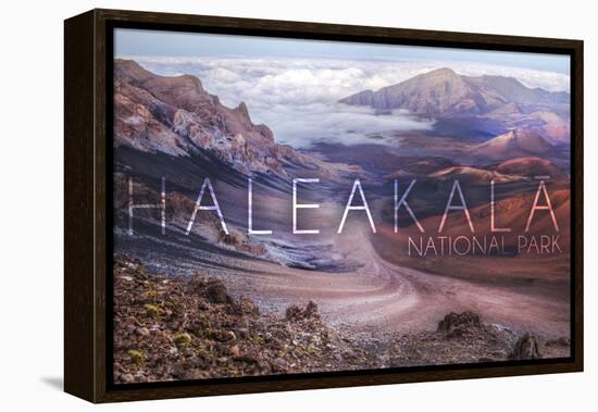 Haleakala National Park - Hawaii-Lantern Press-Framed Stretched Canvas