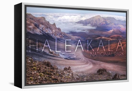 Haleakala National Park - Hawaii-Lantern Press-Framed Stretched Canvas